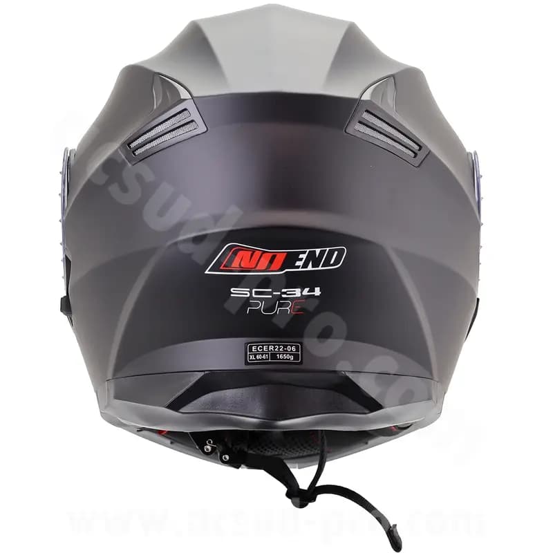 Casque modulable Noend SC-34 double écran noir mat XXL 6