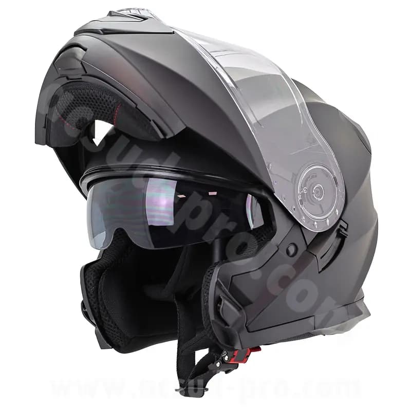 Casque modulable Noend SC-34 double écran noir mat XXL 7