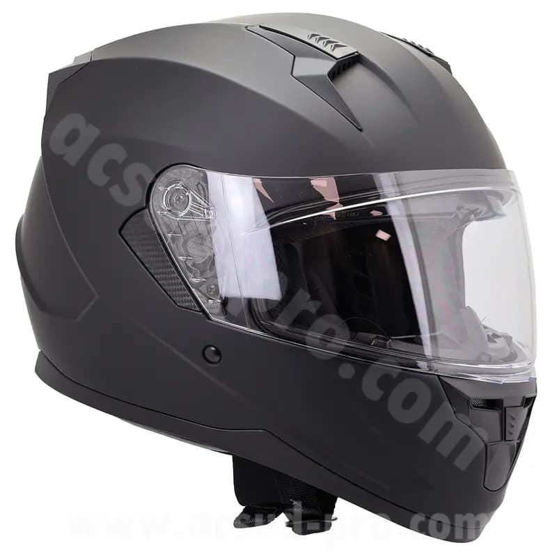 Casque intégral double écran SC-33 noir mat M 4