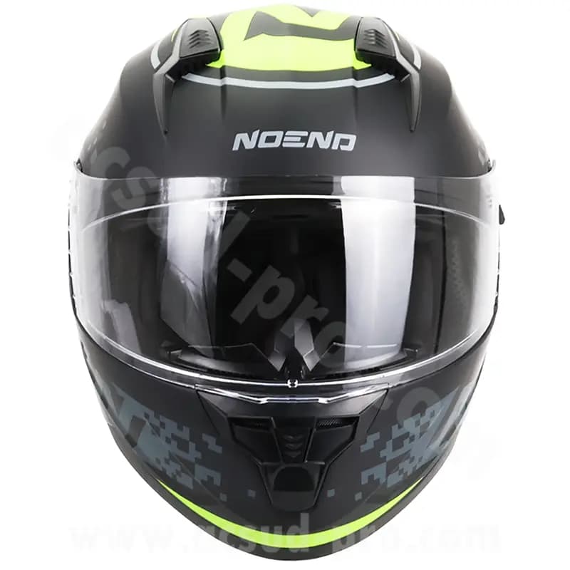 Casque intégral double écran Noend Attack SC-33 noir jaune XL 3