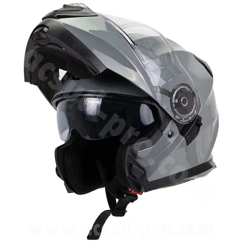 Casque modulable SC-34 double écran gris nardo XXL 7
