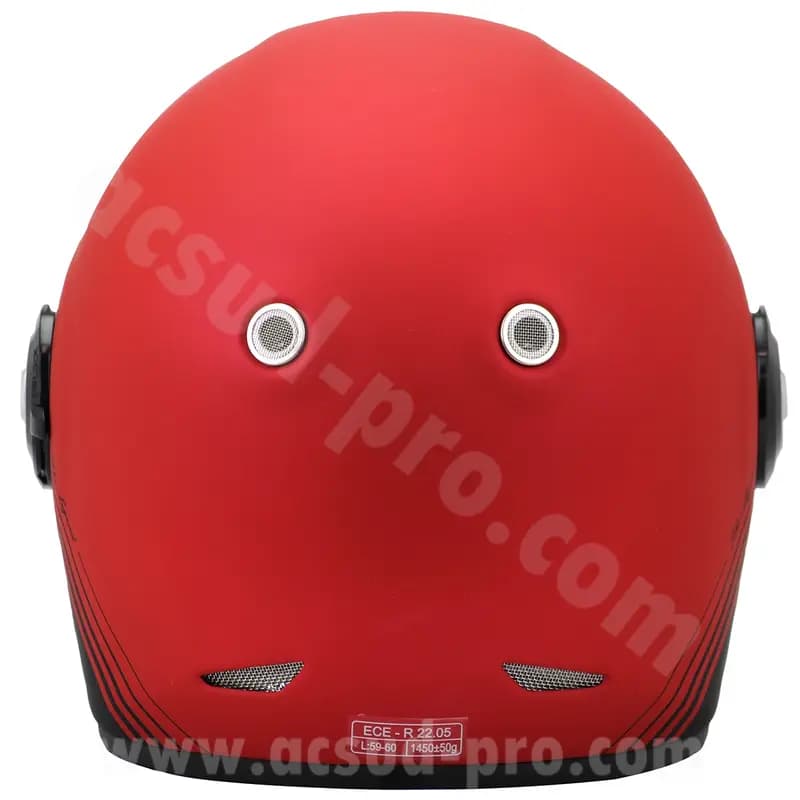 Casque intégral Archive Vintage The Legend fibre rouge mat XXL 6