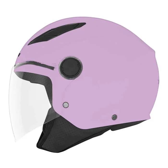 Casque jet enfant Nox N710 rose