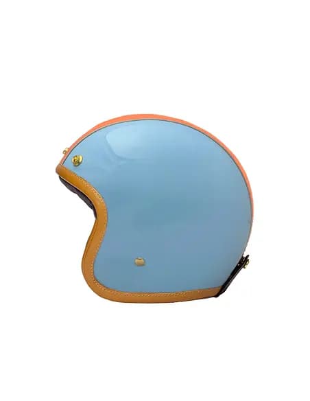 Casque Jet Marko THE CLASSIC Bleu Orange S 2