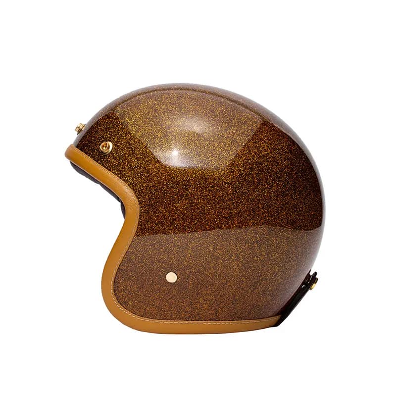 Casque jet Marko The Classic marron pailleté M 2