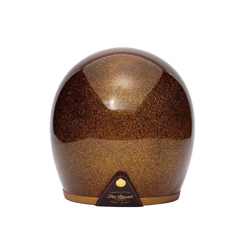 Casque jet Marko The Classic marron pailleté M 3