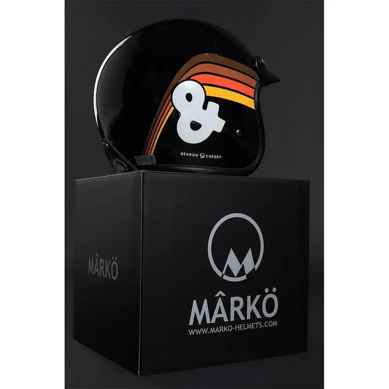 Casque Jet Marko The Classic Benson & Cherry XS 7