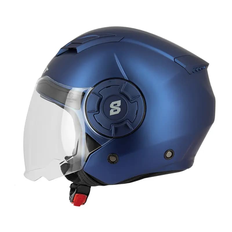 Casque Jet Eight S749 Bleu Mat Taille S 2