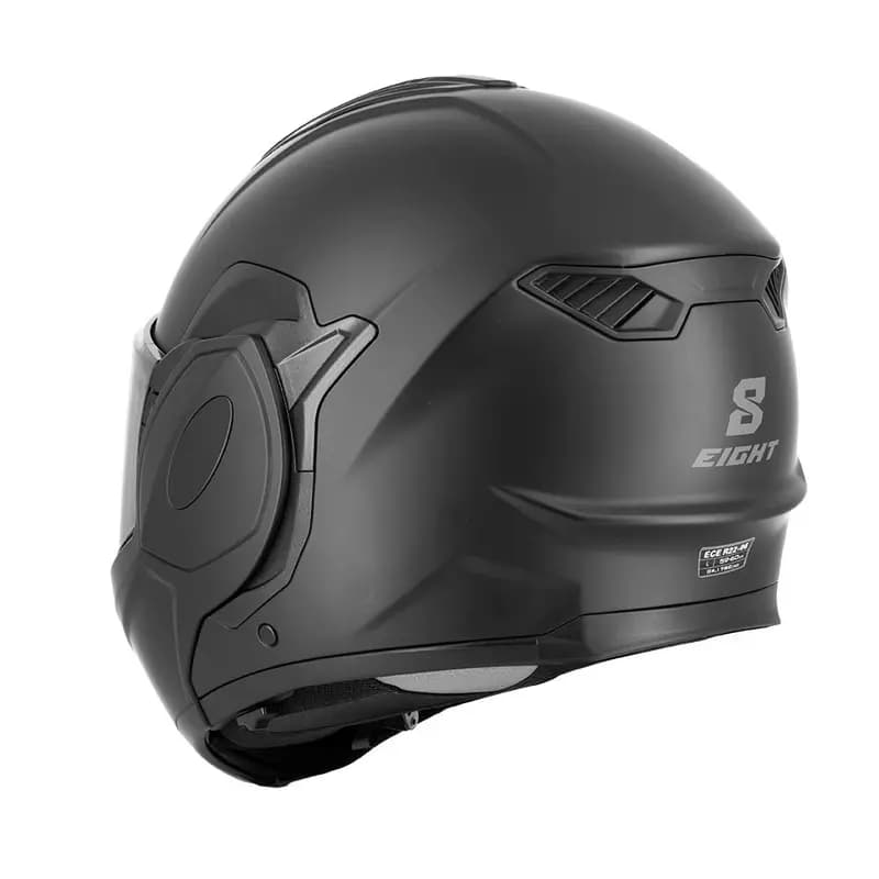 Casque modulable Eight FlipTech Noir Mat S 5