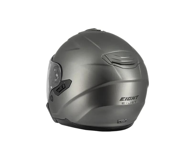 Casque Jet Eight Fibre E-Tech S790 Titane Mat M 3