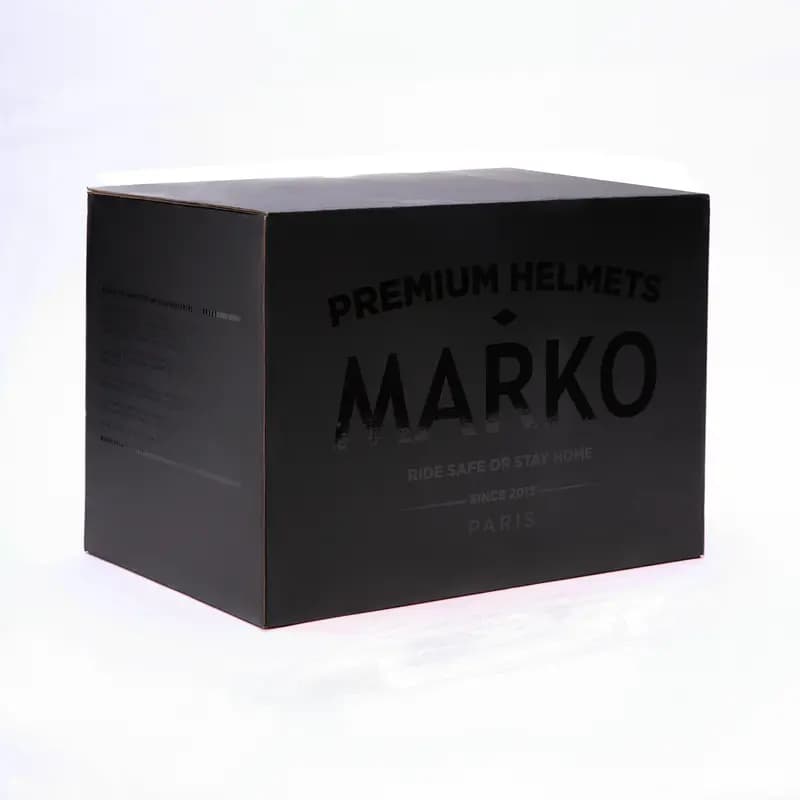 Casque Intégral Darkside Noir Mat XL Marko 4