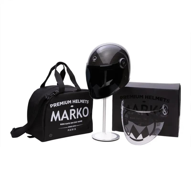 Casque Intégral Darkside Noir Mat 2XL Marko 5