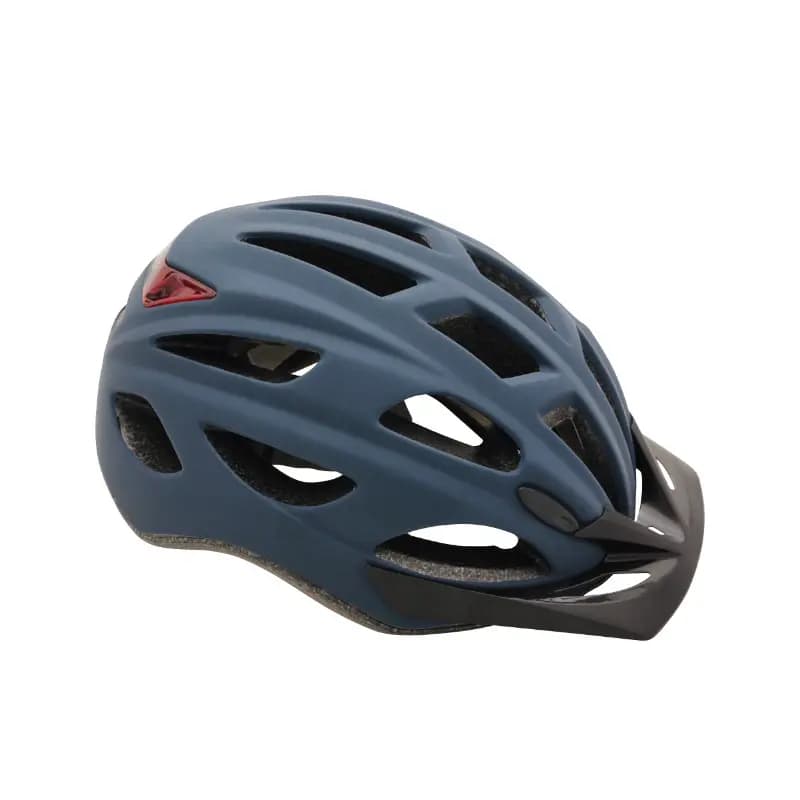 Casque vélo urbain Polisport Urbain-City Go bleu foncé mat taille 54-59 avec lumière intégrée
