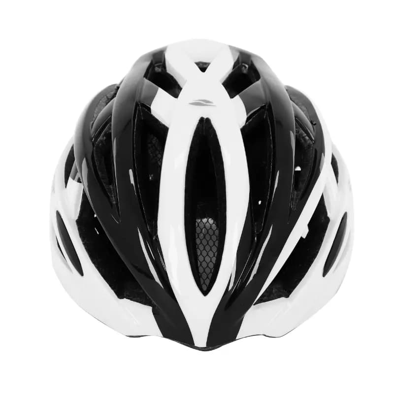 Casque vélo adulte Gist Route Planet blanc-noir In-mold taille 52-58 2