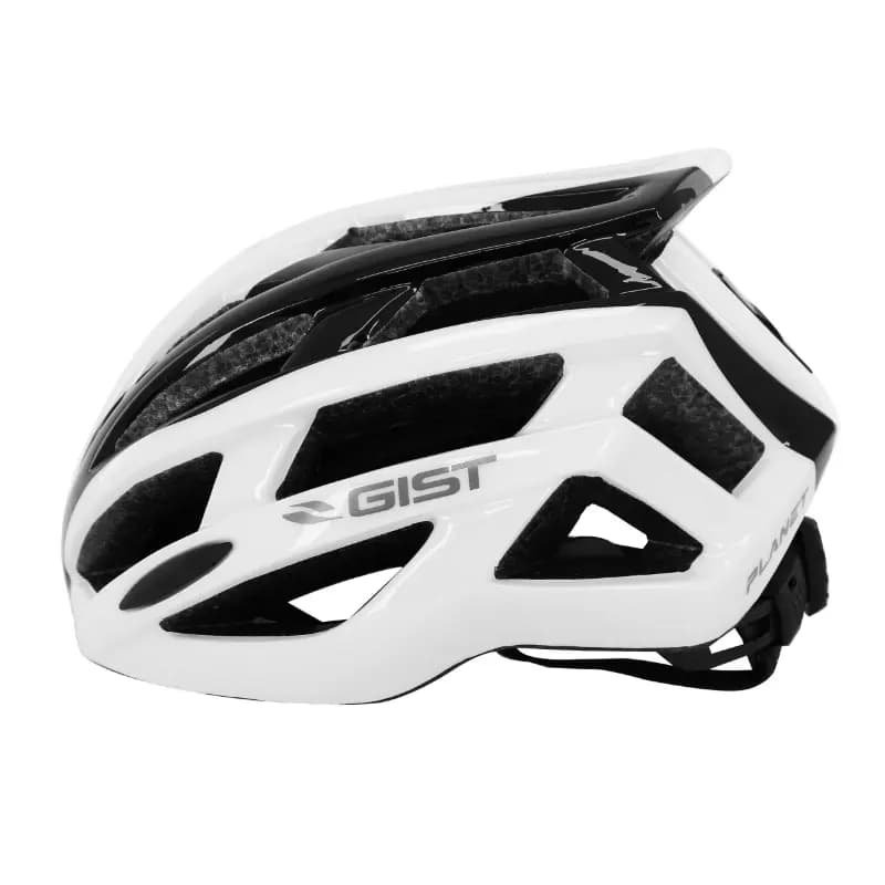 Casque vélo adulte Gist Route Planet blanc-noir In-mold taille 52-58 3