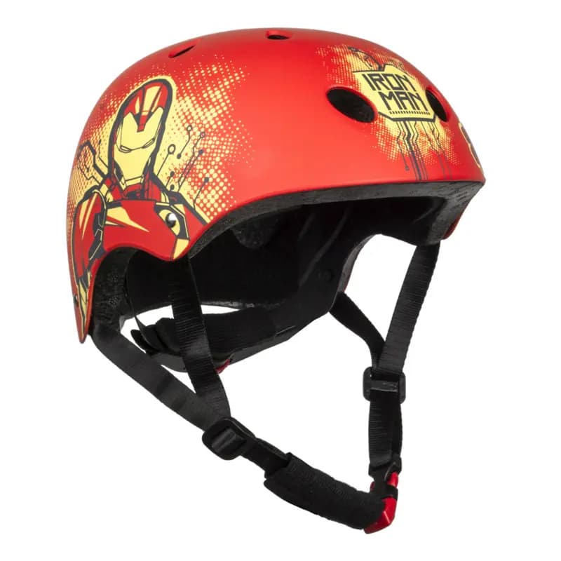Casque vélo enfant Disney Marvel Iron Man rouge 54-58 cm