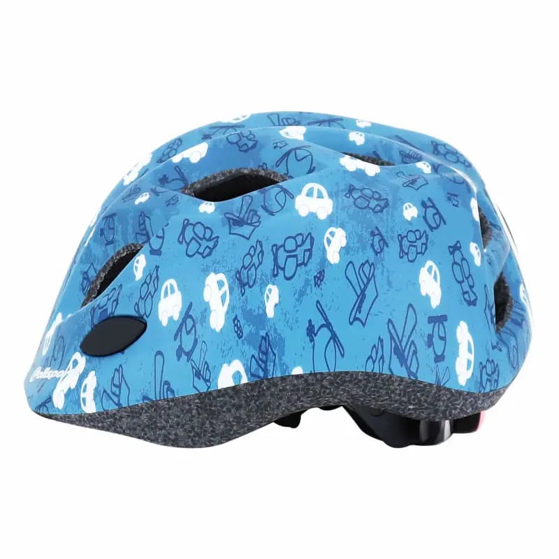 Casque vélo enfant Polisport Fun Trip bleu 48-52 cm avec molette et éclairage LED 4