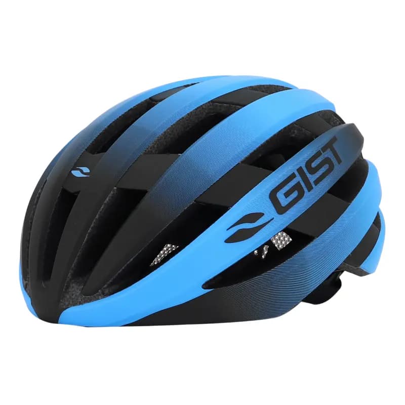 Casque vélo adulte GIST Route Revol bleu-noir femme et junior full in-mold taille 54-58 3