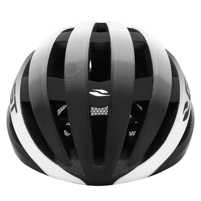 Casque vélo route Gist Revol blanc-noir femme junior taille 52-55 2