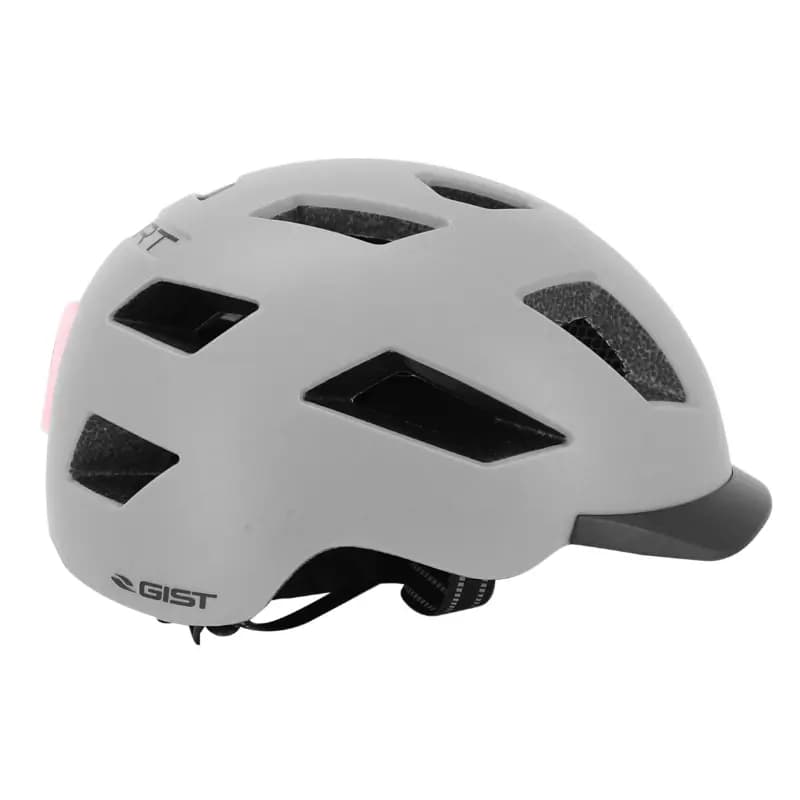 Casque vélo adulte GIST urbain smart gris in-mold avec éclairage arrière taille 56-62 8
