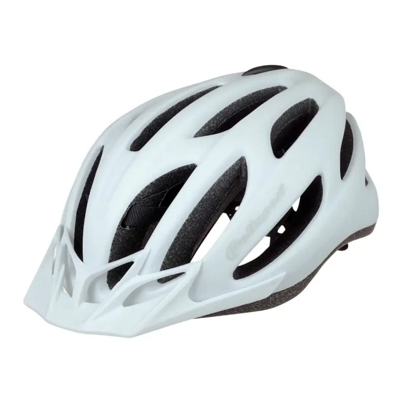Casque vélo urbain Polisport Sport Flow In-Mold blanc mat avec visière taille 58-62