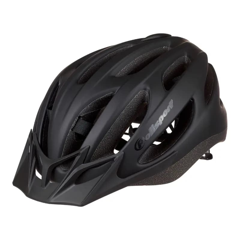 Casque vélo urbain Polisport Sport Flow In-Mold noir mat avec visière taille 54-58