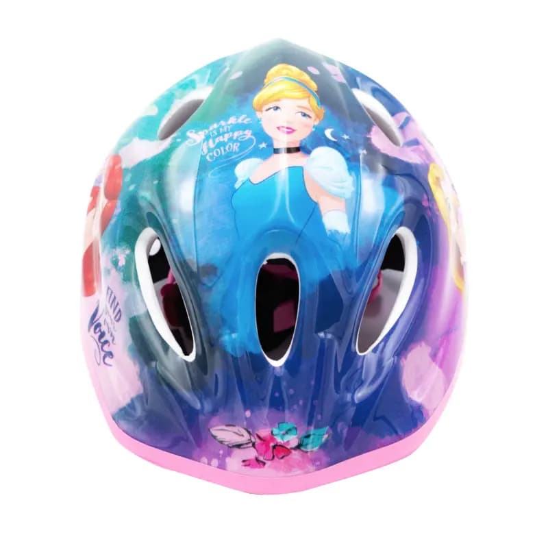 Casque vélo enfant Disney Princesse rose taille 52-56 2