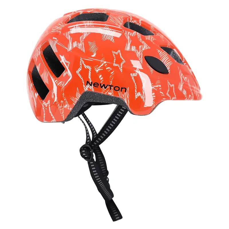 Casque vélo enfant Newton Stars orange in mold taille 48-52 8