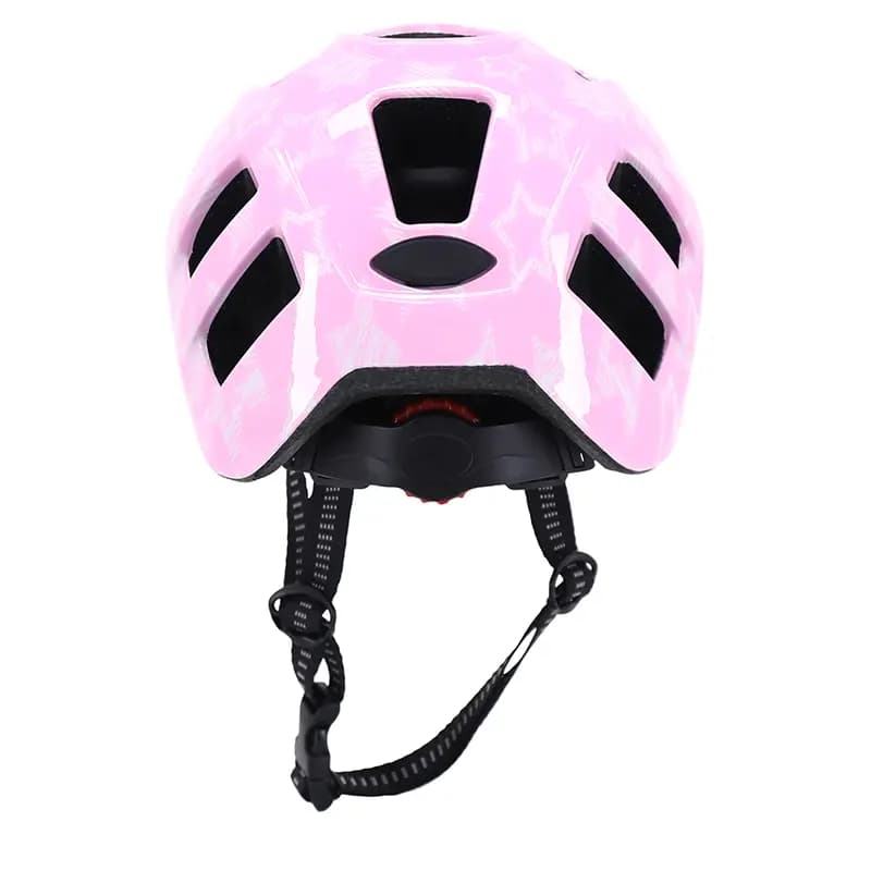 Casque vélo enfant Newton Stars rose in-mold avec lock taille 48-52 6