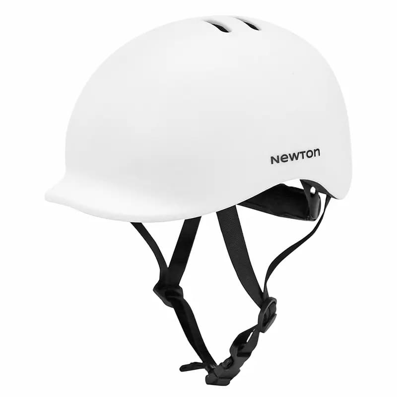 Casque vélo enfant Newton Urban blanc mat taille 48-52 3