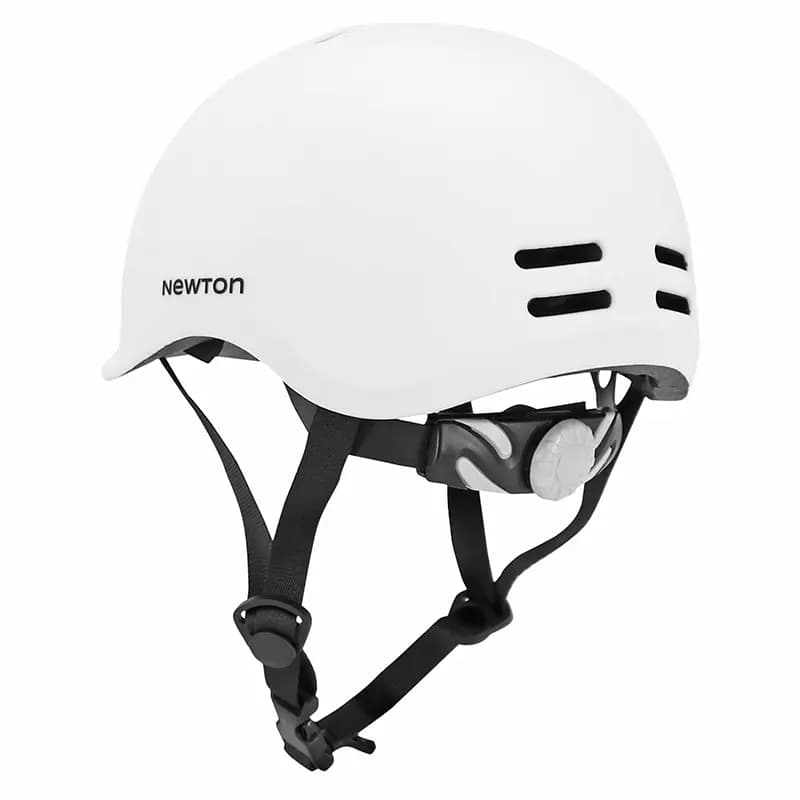 Casque vélo enfant Newton Urban blanc mat taille 48-52 4
