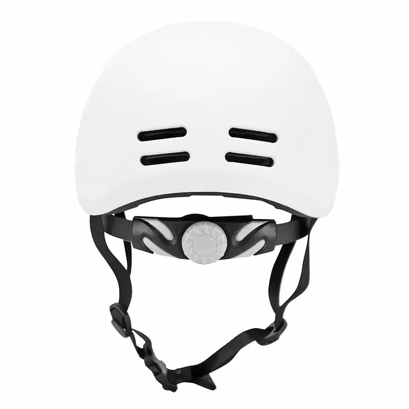 Casque vélo enfant Newton Urban blanc mat avec lock taille 53-56 5