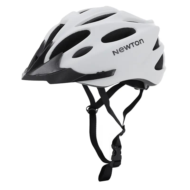 Casque vélo adulte Newton route-VTT sport gris clair mat in-mold visière taille 58-61 3