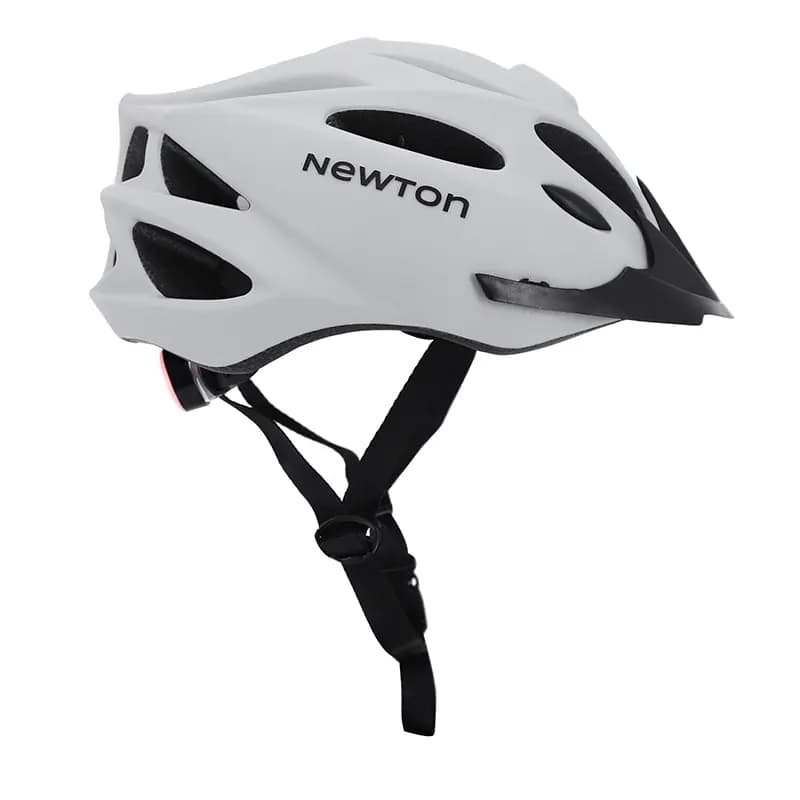 Casque vélo adulte Newton route-VTT sport gris clair mat in-mold visière taille 58-61 8
