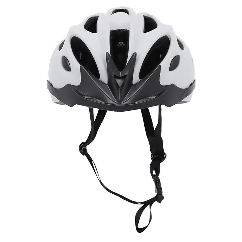 Casque vélo adulte Newton route-VTT sport gris clair mat in-mold Fidlock 55-58 cm avec visière 2