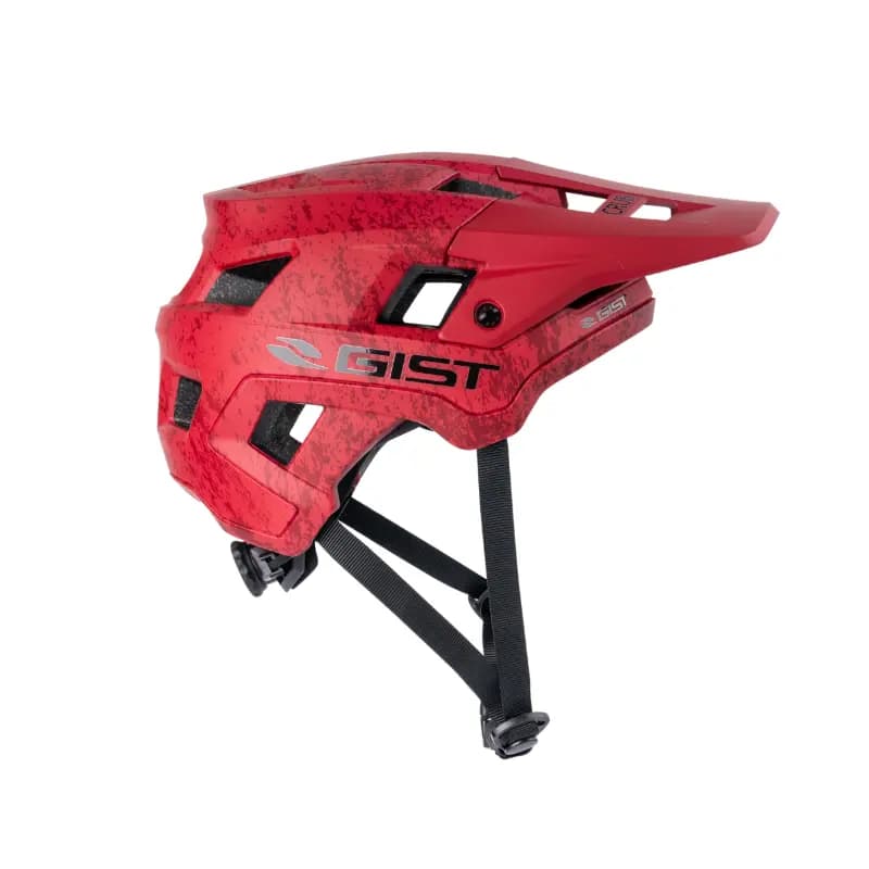 Casque vélo adulte GIST VTT Scrub rouge in-mold 52-56 cm