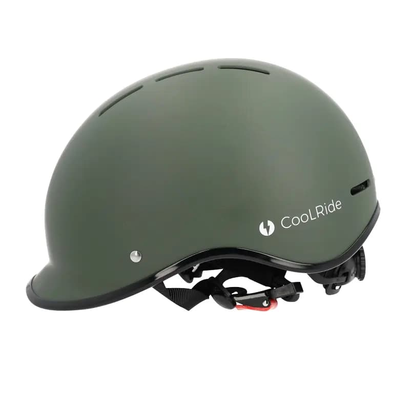 Casque vélo adulte Sélection P2R Coolride urbain-city kaki 59-61 cm 2