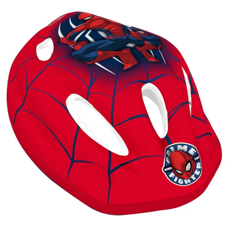 Casque vélo enfant Disney Spiderman rouge taille 52-56 2