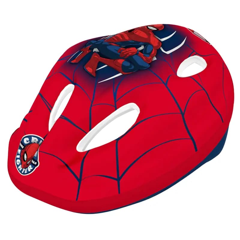 Casque vélo enfant Disney Spiderman rouge taille 52-56 4