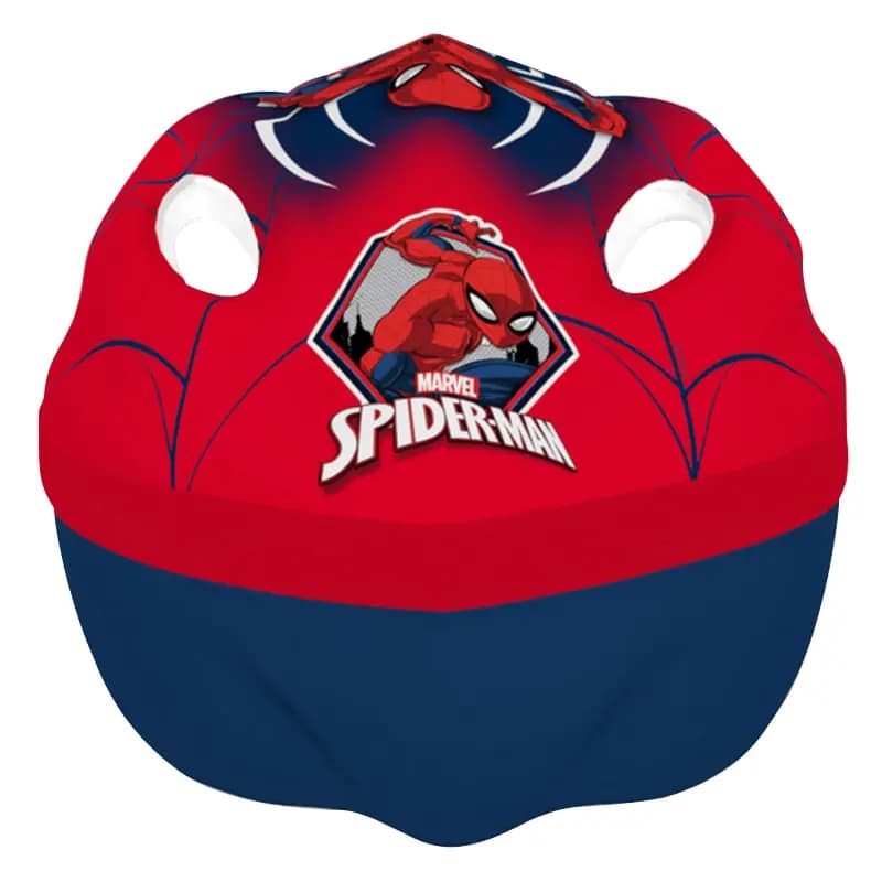 Casque vélo enfant Disney Spiderman rouge taille 52-56 7