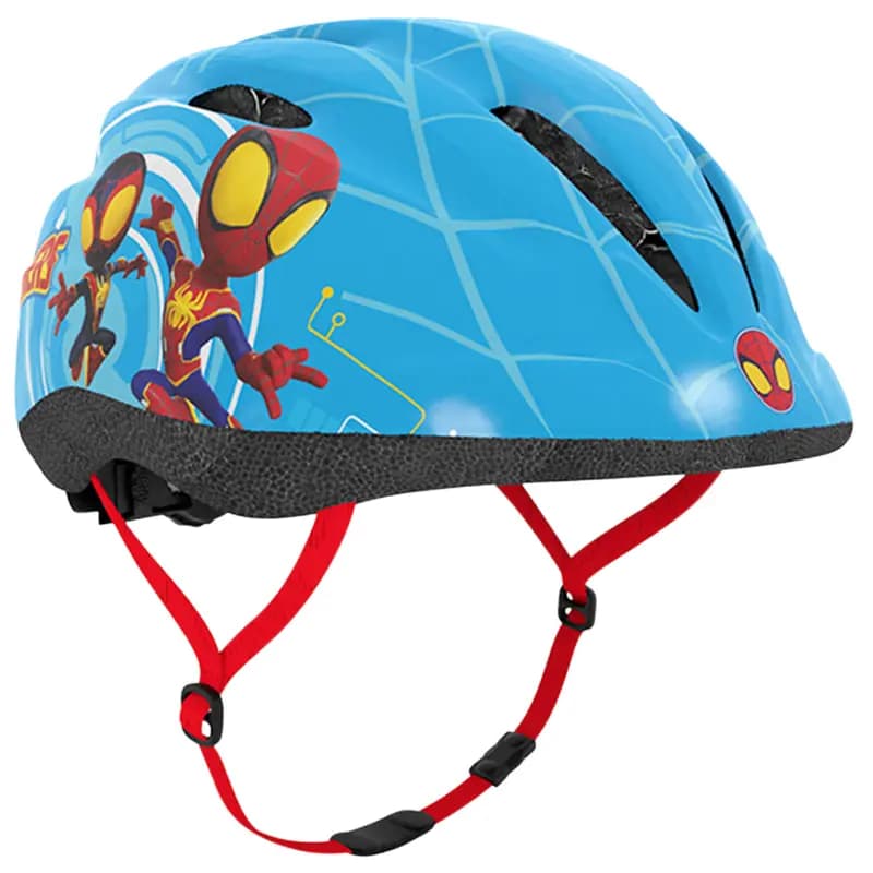 Casque vélo enfant Disney Spidey bleu taille 48-52