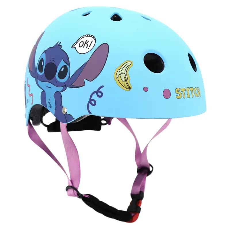 Casque vélo enfant Disney Stitch bleu 52-56 cm
