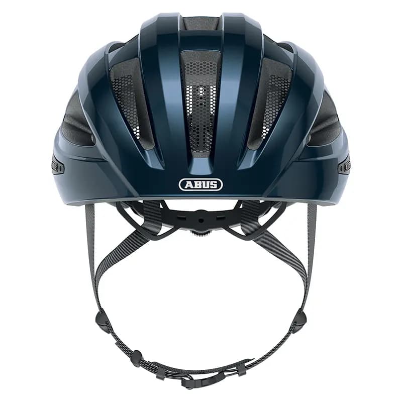 Casque vélo adulte Abus Macator bleu nuit taille M (52-58 cm) réglage molette 3