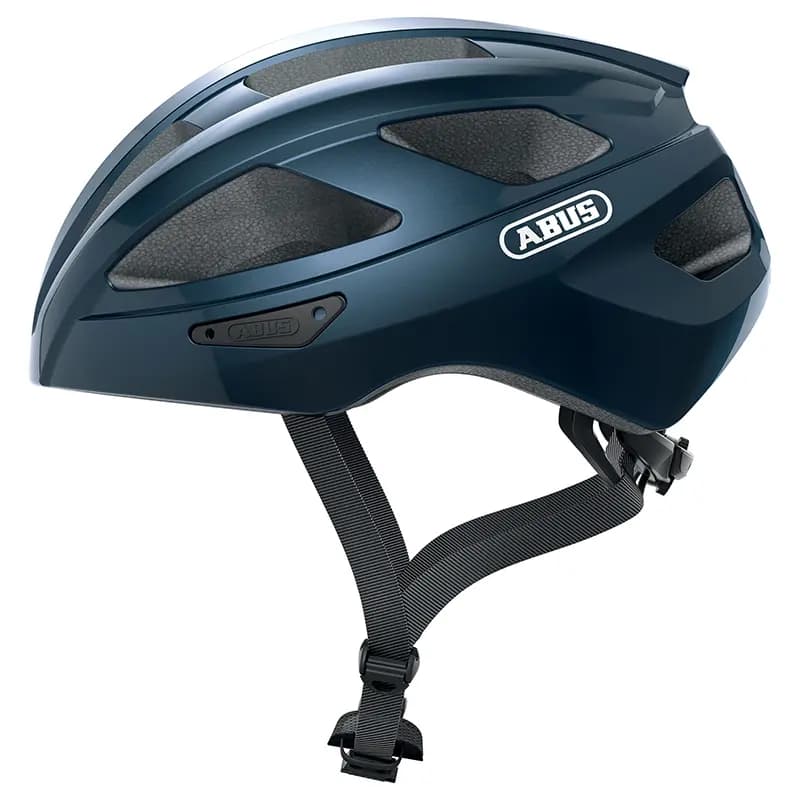 Casque vélo adulte Abus Macator bleu nuit taille L (58-62 cm) réglage molette 2