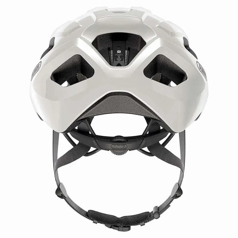 Casque vélo adulte Abus Macator blanc perle taille M (52-58 cm) réglage molette 4