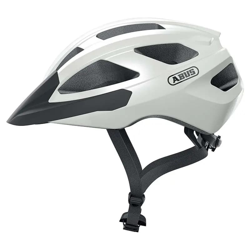 Casque vélo adulte Abus Macator blanc perle taille L (58-62 cm)