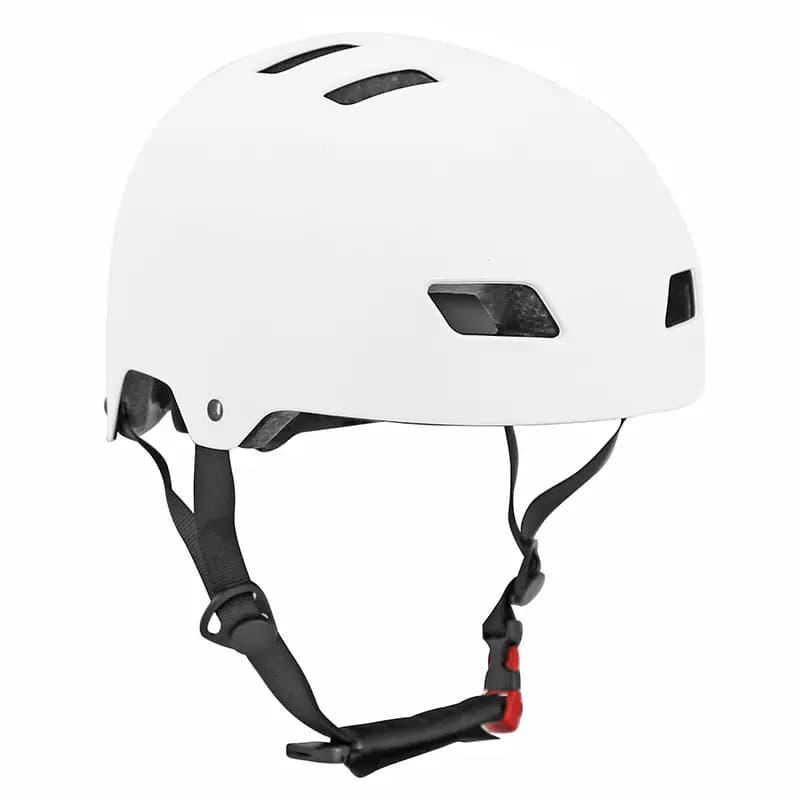 Casque vélo-trottinette adulte urbain-city CB01 blanc taille L réglage molette Sélection P2R