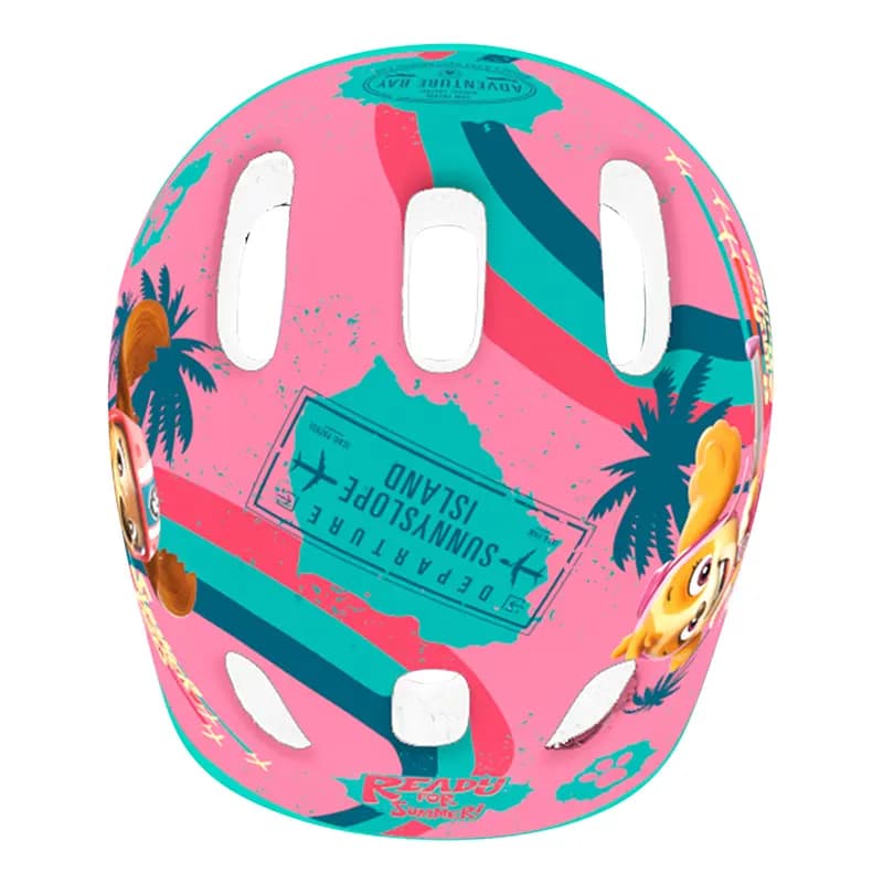 Casque vélo enfant Pat Patrouille rose taille 44-48 3