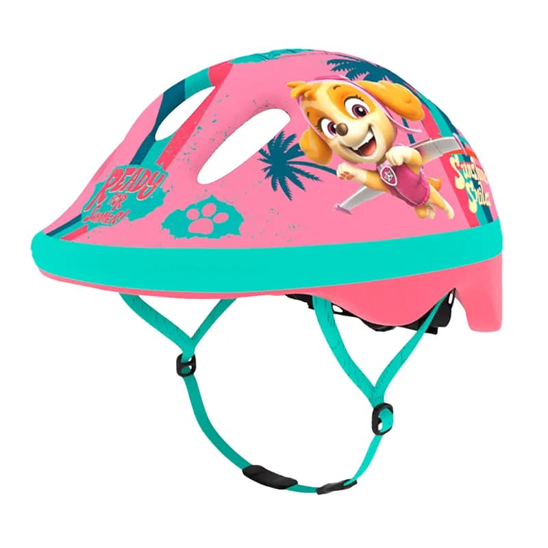 Casque vélo enfant Pat Patrouille rose taille 44-48 5