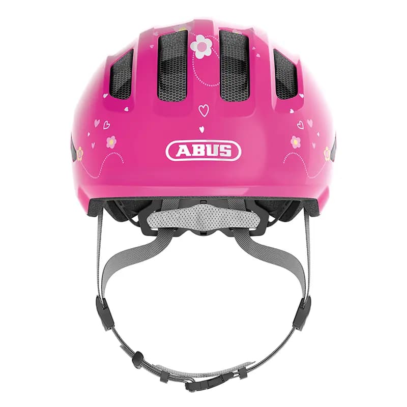 Casque vélo enfant Abus Smiley 3.0 Butterfly rose taille 50-55 cm 2